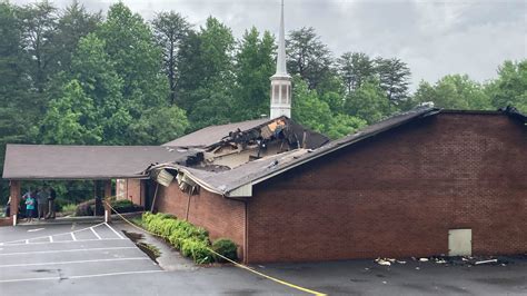 Landmark Baptist Church near Crowders Mountain damaged in fire