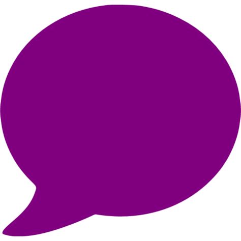 Purple speech bubble icon - Free purple speech bubble icons