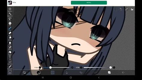 Editing Tutorial Gacha ibisPaint 的图像结果