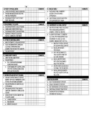 Maternity Care Assessment Form - Blank Fillable Template | Fill Out ...