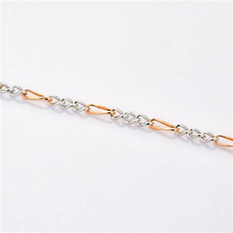 Designer Sachin Bracelet in Platinum & Rose Gold for Men JL PTB 693