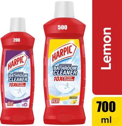 Harpic Red + Red Toilet +Bathroom Cleaner @700ml LEmon And Floral Price ...