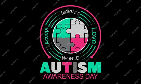 Premium Vector | Happy autism awareness day shirts design
