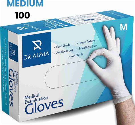 Dr Alpha Latex 100 Latex Examination Gloves Price in India - Buy Dr ...
