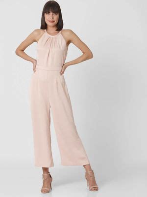 Buy Vero Moda Pleated Neckline Jumpsuit Online