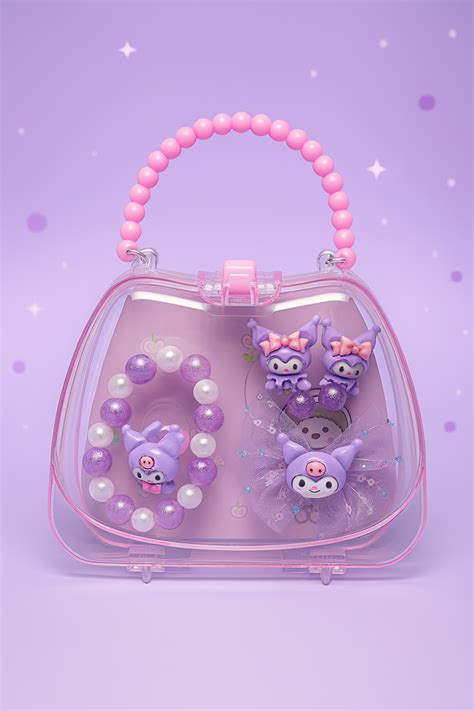 Kuromi Hair Accessories set set – Kawaii Store