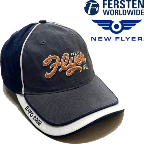 1点物 New Flyerグレー紺ツートンキャップ帽子US古着メンズレディース/アメカジブランド90sストリートMixスポーツExpo ...