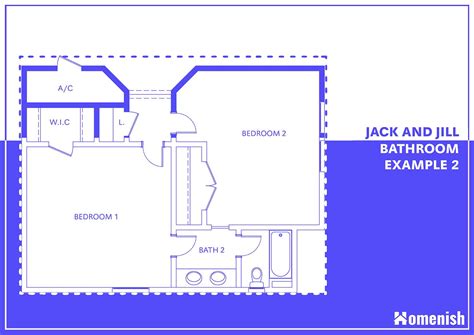 Jack and Jill Bathroom Floor Plans: Achieving Function and Style ...