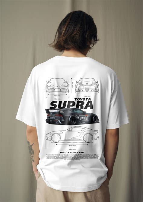 Toyota Supra Drift edition Graphic Printed Oversized T-shirt | Harble ...