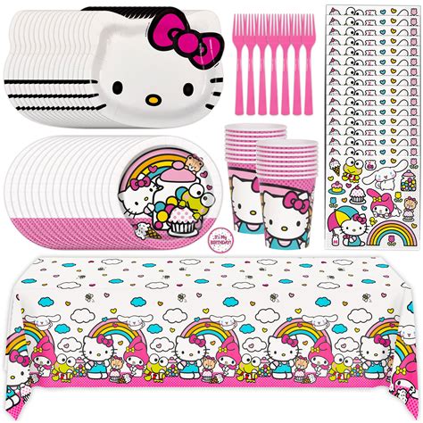 Amazon.com: Hello Kitty Birthday Decorations & Party Supplies | Hello ...