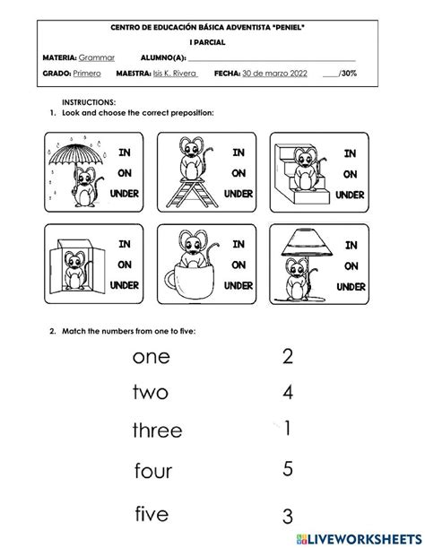 Image result for Worksheets for First Graders