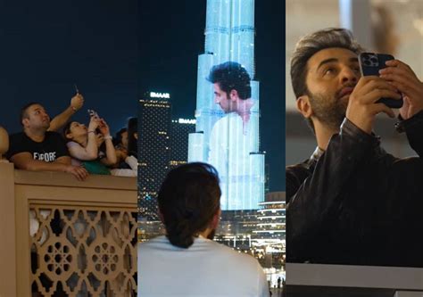 Ranbir Kapoor movie special clip on burj khalifa : बुर्ज खलीफा पर दिखाई ...