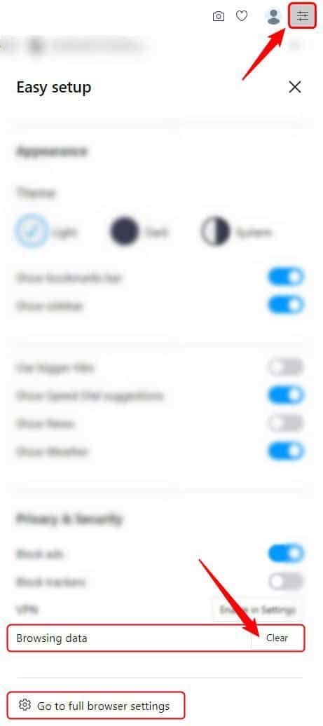 Image result for Clear Browser Cache in Opera