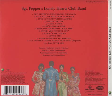 Release "Sgt. Peppers Lonely Heart Club Band" by The Beatles - Cover ...