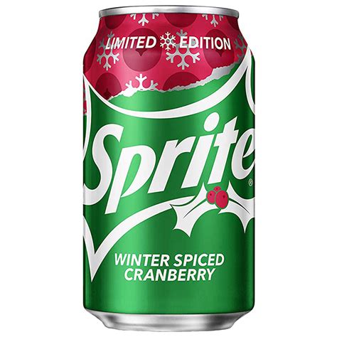 Atsvaidzinošs gāzēts dzēriens SPRITE (SPICED CRANBERRY), 355ml | Candy POP