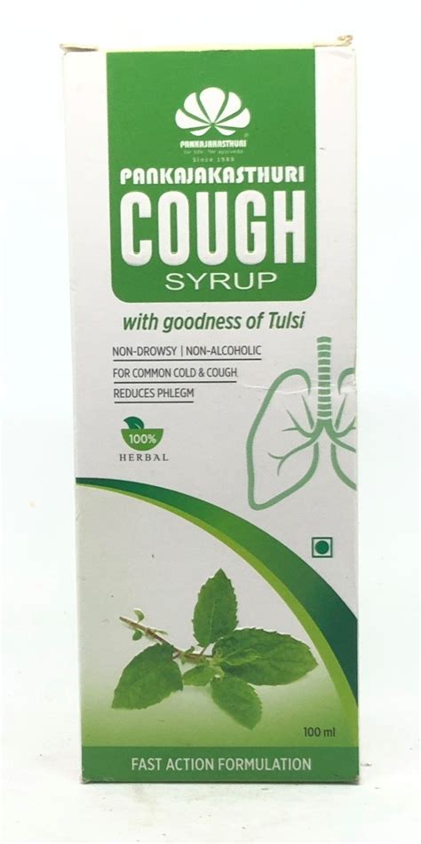 Pankajakasthuri Herbals India Cough Syrup 100ml – Jothi Herbals