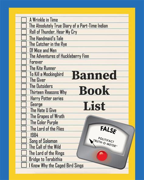 A viral list of ‘banned’ books in Florida is satire - Poynter