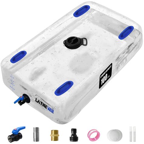 LATHEVEE Water Tank, 100 Gallon Portable Water Storage Bladder ...