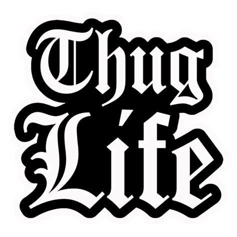 Thug Life Premium Vinyl Stickers – stickerogy