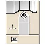 S-Style SSDCN083 Toolholder 2951372 - Widia