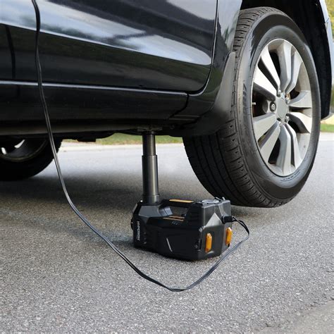Hyperion Lift-Assist™ 12V Portable Hydraulic Floor Jack with Tire Inflator