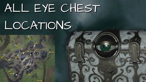 Hogwarts Legacy - Locations Of ALL 13 Eye Chests In Hogsmeade - YouTube