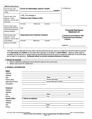 Bill Of Sale Form Wisconsin Joint Petition Without Minor Children ...