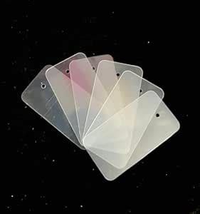 NC Plastic Tag Cards, Transparent Tag Cards for Display Rates (3.5cm*6 ...
