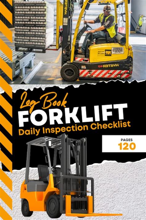 Forklift Daily Inspection Checklist Log Book Propane Forklift Log Book ...