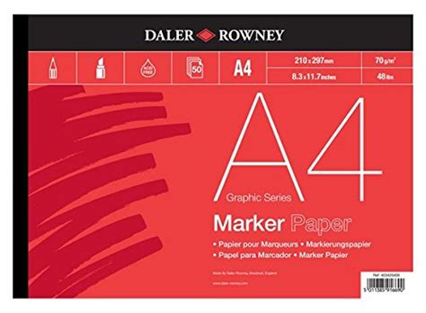Daler-Rowney Marker Paper Pad A4 : Amazon.in: Home & Kitchen