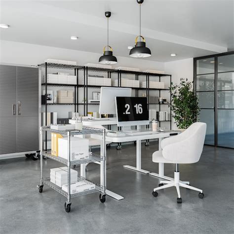 Seville Classics 32.75-in Shelf Utility Cart SHE18304BZ at Lowes.com