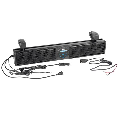 Buy BELVA BASB26 26” Wide IPX5 Weatherproof Marine UTV ATV Sound Bar ...