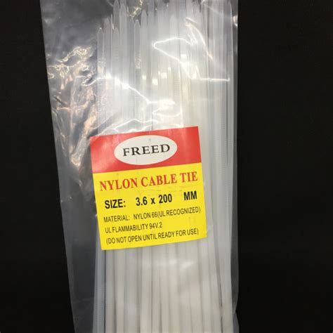 Jual Tali ties . Kabel ties 20 cm FREED . Tebal 3,6 mm & kuat . Tahan ...