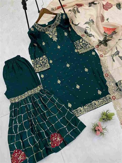 LE-1946 BY FASHID WHOLESALE BEAUTIFUL FESTIVE SHARARA SUITS COLORFUL ...