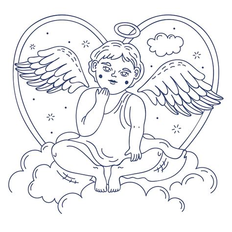 Angel outline Images - Free Download on Freepik
