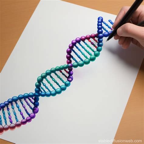 DNA Process Illustration: Duplication, Replication, Transcription, Translation | Stable ...