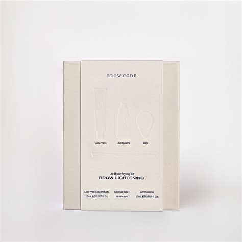 Brow Code Brow Lightening Kit – Brighten & Soften Brows with Bond ...
