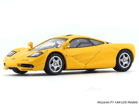 McLaren F1 yellow 1:64 LCD Models diecast scale model car | Scale Arts ...