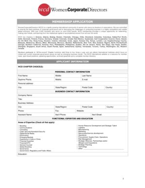 Fillable Online WCD Application Form for New Fax Email Print - pdfFiller