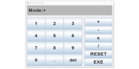 Image result for Java Calculator Backspace