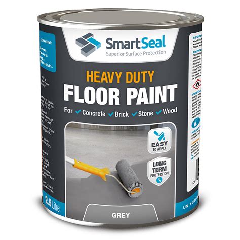 Heavy Duty Floor Paint, Grey, Premium Protection for High Traffic Areas ...