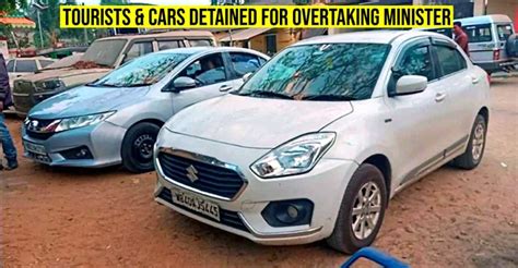 Tourists detained in police station for overtaking minister's car