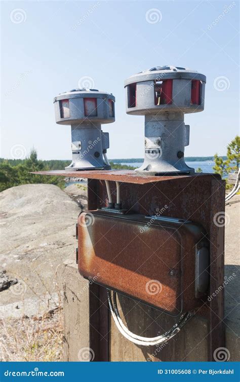 Cold War Air Raid Warning Siren Editorial Stock Photo - Image of museum ...