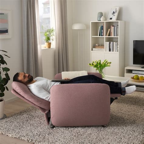 EKOLSUND recliner, Gunnared light brown-pink - IKEA