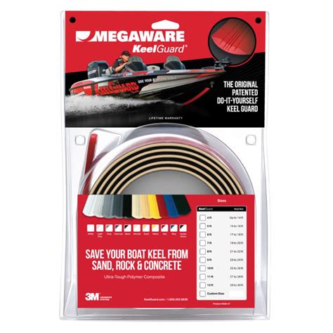 Buy MEGAWARE KEELGUARD Boat Keel Protector, 8-Feet, Sand Online at Low ...