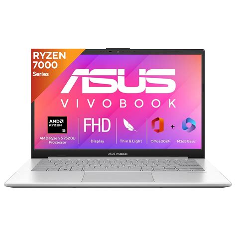 ASUS Vivobook Go 14, AMD Ryzen 5 7520U Processor,(8GB RAM/512GB SSD/14 ...