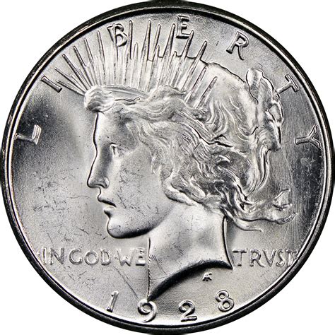 1928 Peace Dollar Coin Pricing Guide The Greysheet, 54% OFF