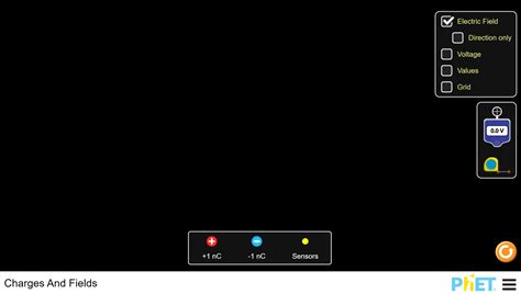 Charges, fields, and potentials - simulation - Nexus Wiki