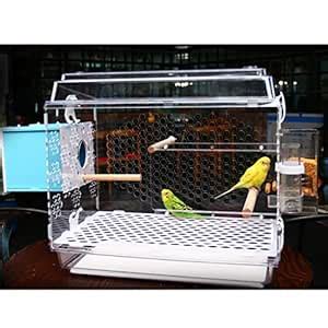 Meadawgs® Pet Bird Parrot Hatching Breeding Box Nest House for Small ...