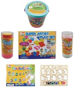 Little Grin Littlegrin Super Artist Play Set For Kids - Littlegrin ...